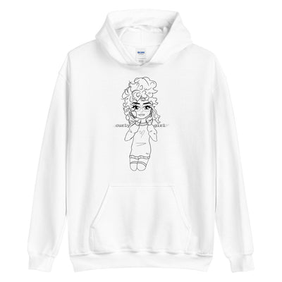 Curly Girl Unisex Hoodie