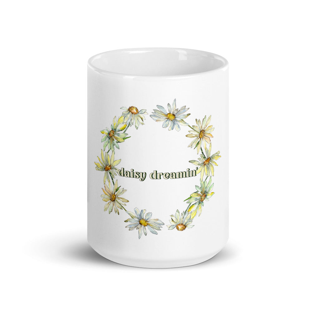 Daisy Dreamin' White Mug